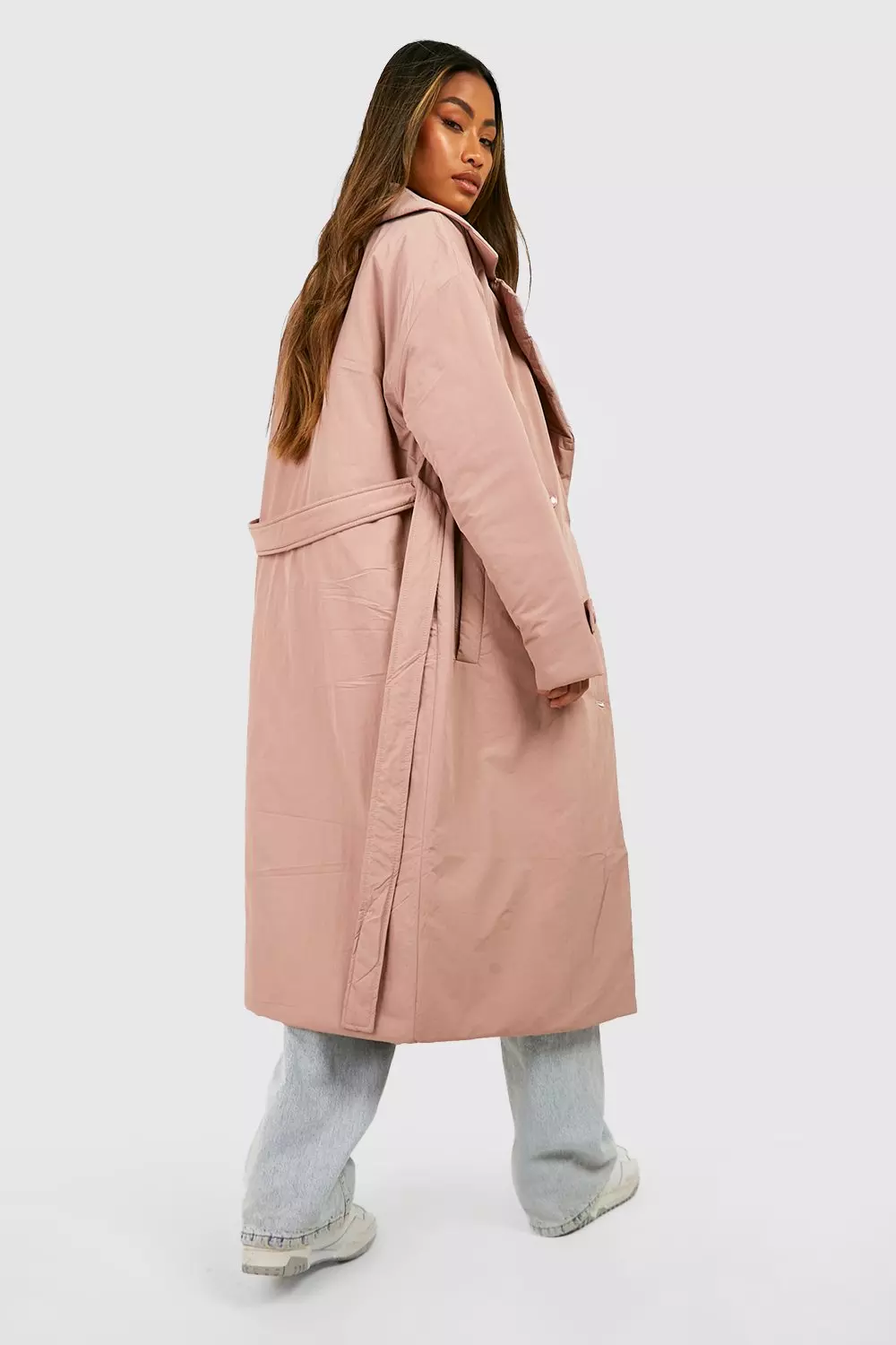 Dusky store pink raincoat